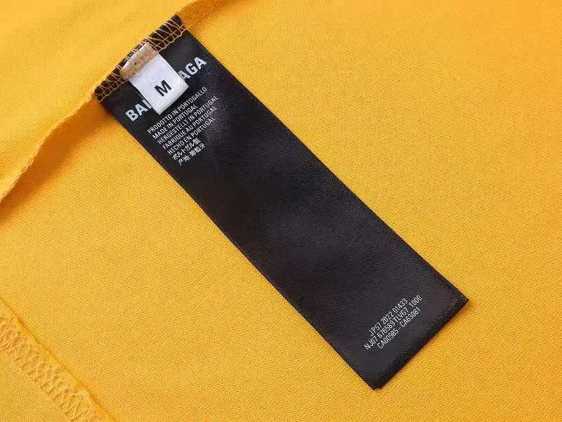 # 25SSNew Arrival Scholl # BALENCI*GA # 260g * 1 1 os Same Style！！ ：3258# Sizes：xs-L ：2 （Black.Yellow）